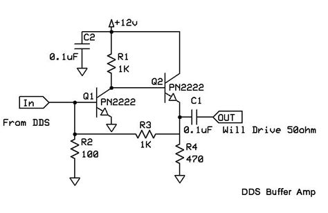 The code presented here for an all HF tri-band digital vfo. . Dds vfo buffer amplifier